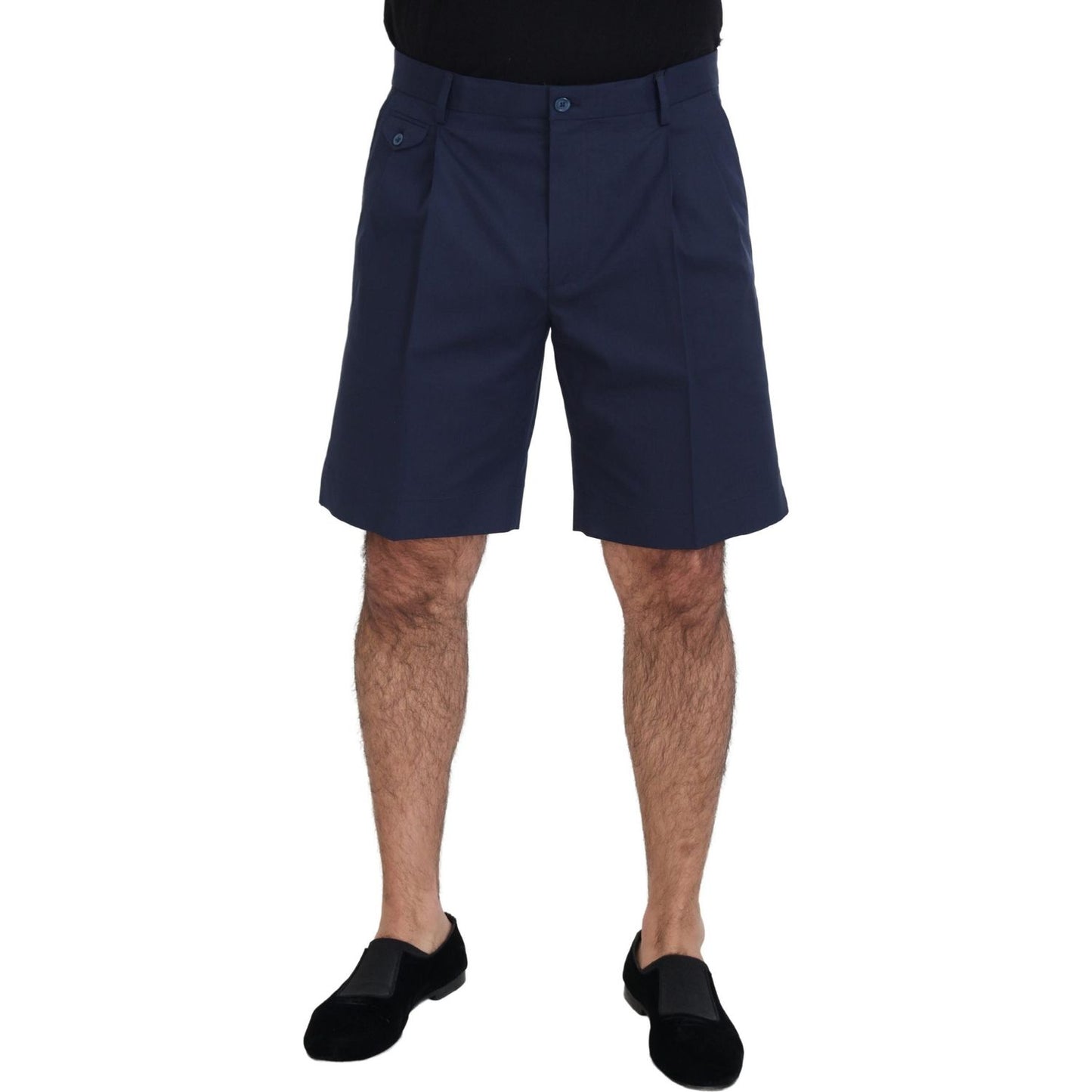 Dolce & Gabbana Elegant Blue Chino Shorts Dolce & Gabbana Dark Slate Gray