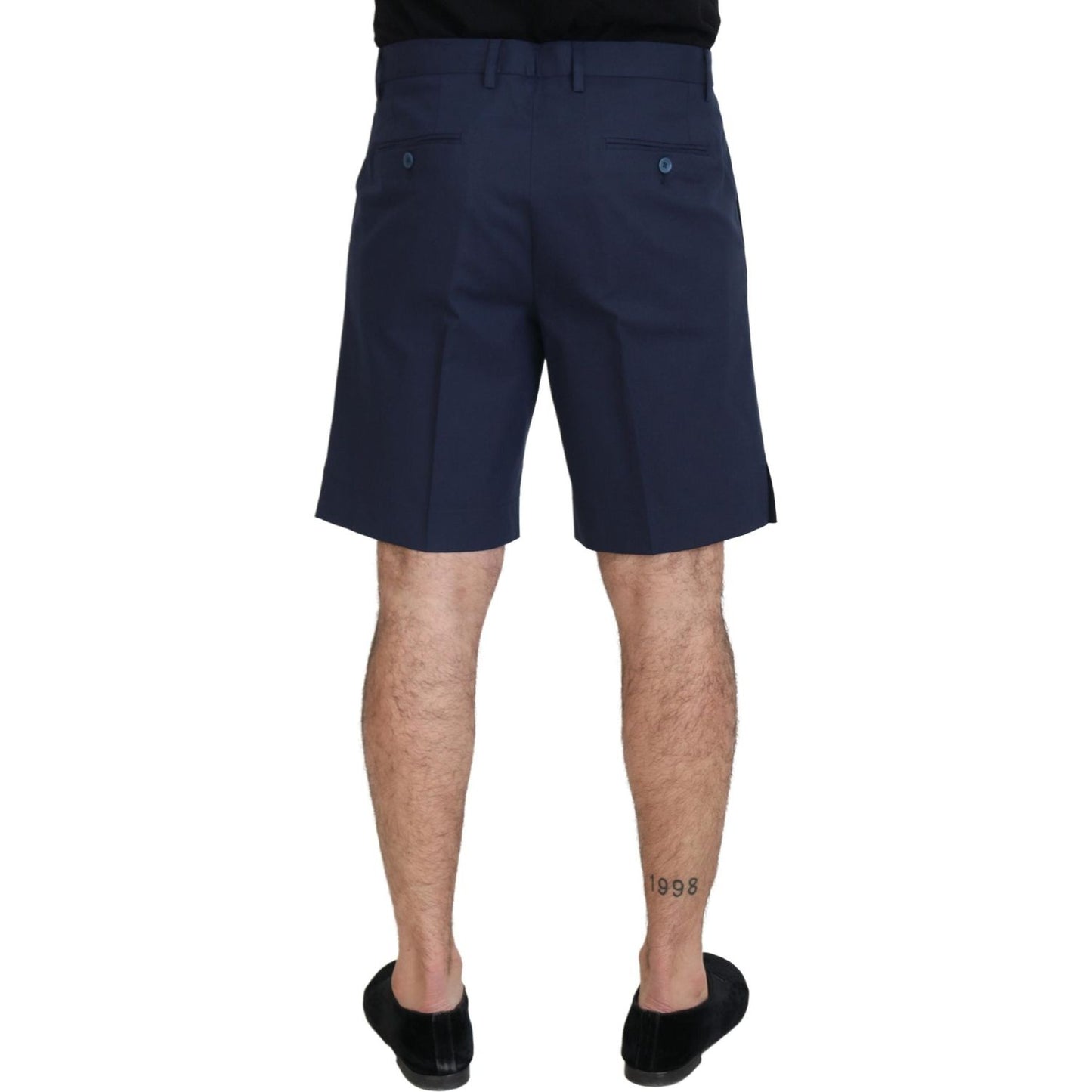 Dolce & Gabbana Elegant Blue Chino Shorts Dolce & Gabbana Rosy Brown