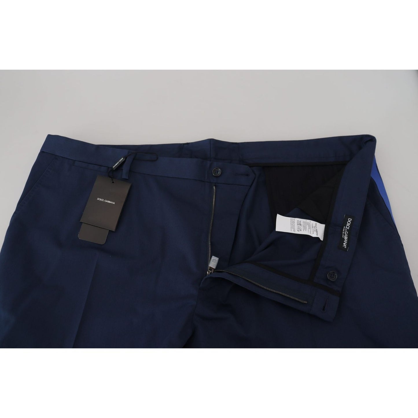 Dolce & Gabbana Chic Cropped Wool-Blend Trousers Dolce & Gabbana Black