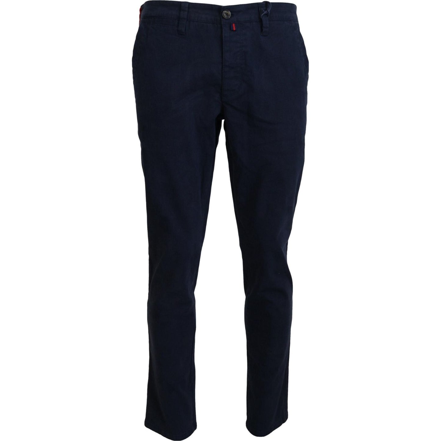Domenico Tagliente Elegant Sapphire Dress Pants for Men Domenico Tagliente Black