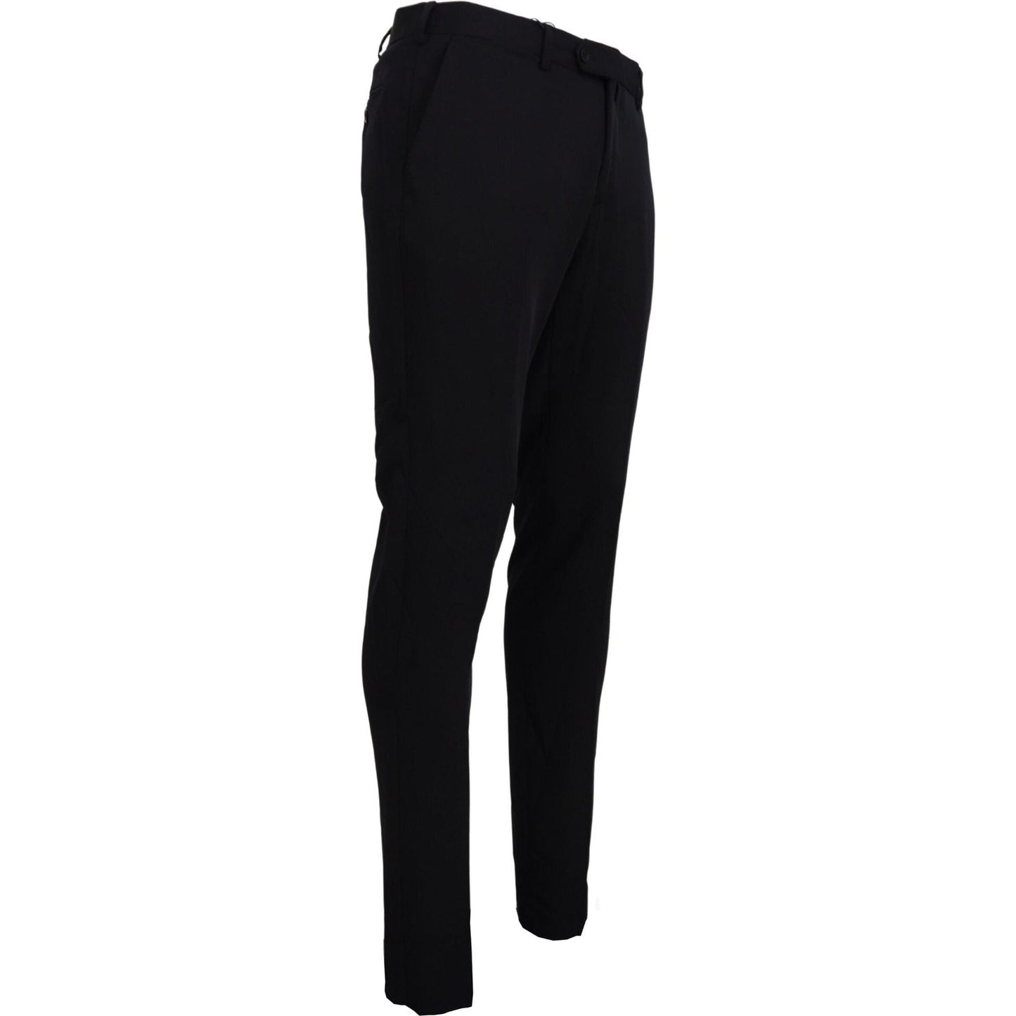 Domenico Tagliente Sophisticated Black Dress Pants for Men Domenico Tagliente Black
