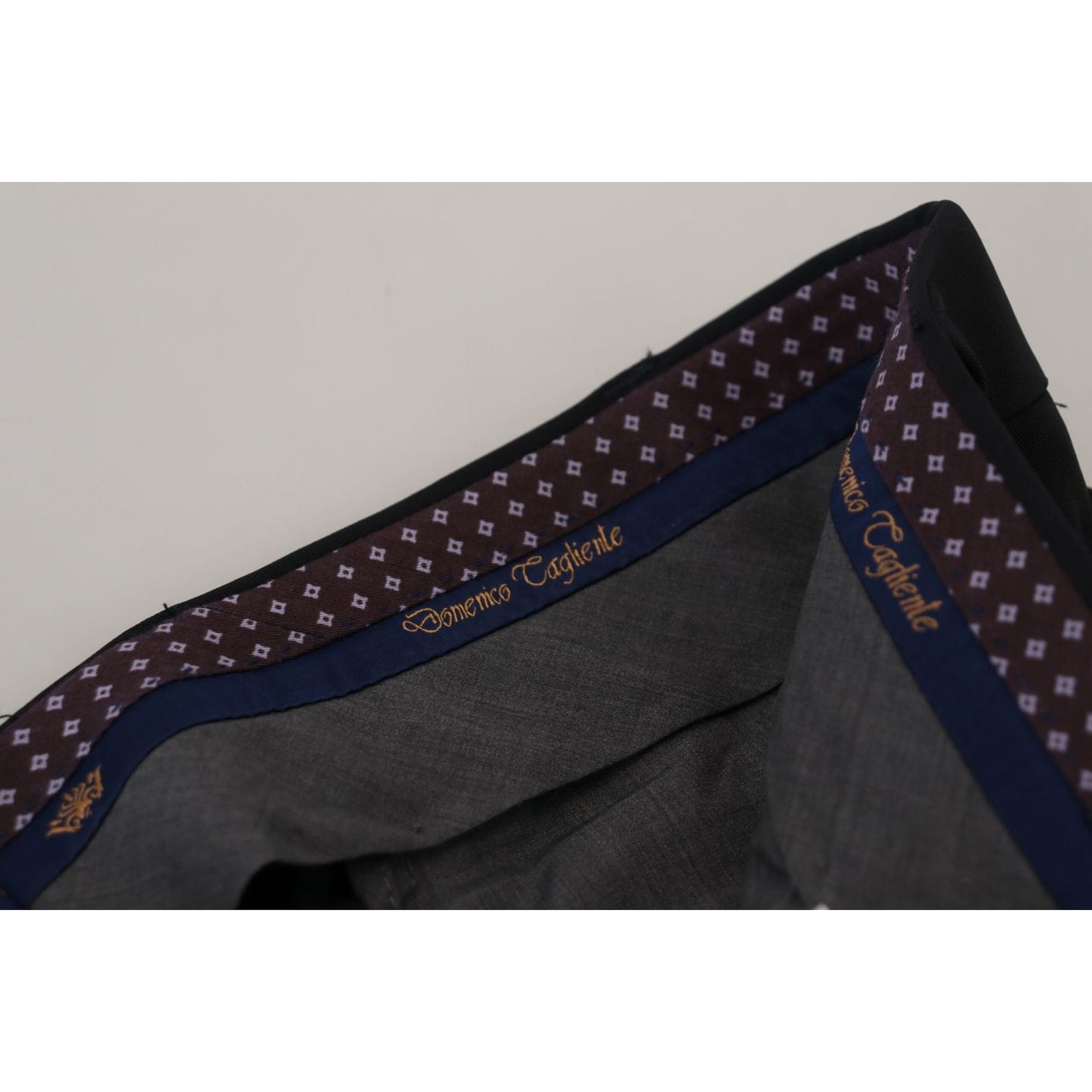 Domenico Tagliente Sophisticated Black Dress Pants for Men Domenico Tagliente Dark Slate Gray