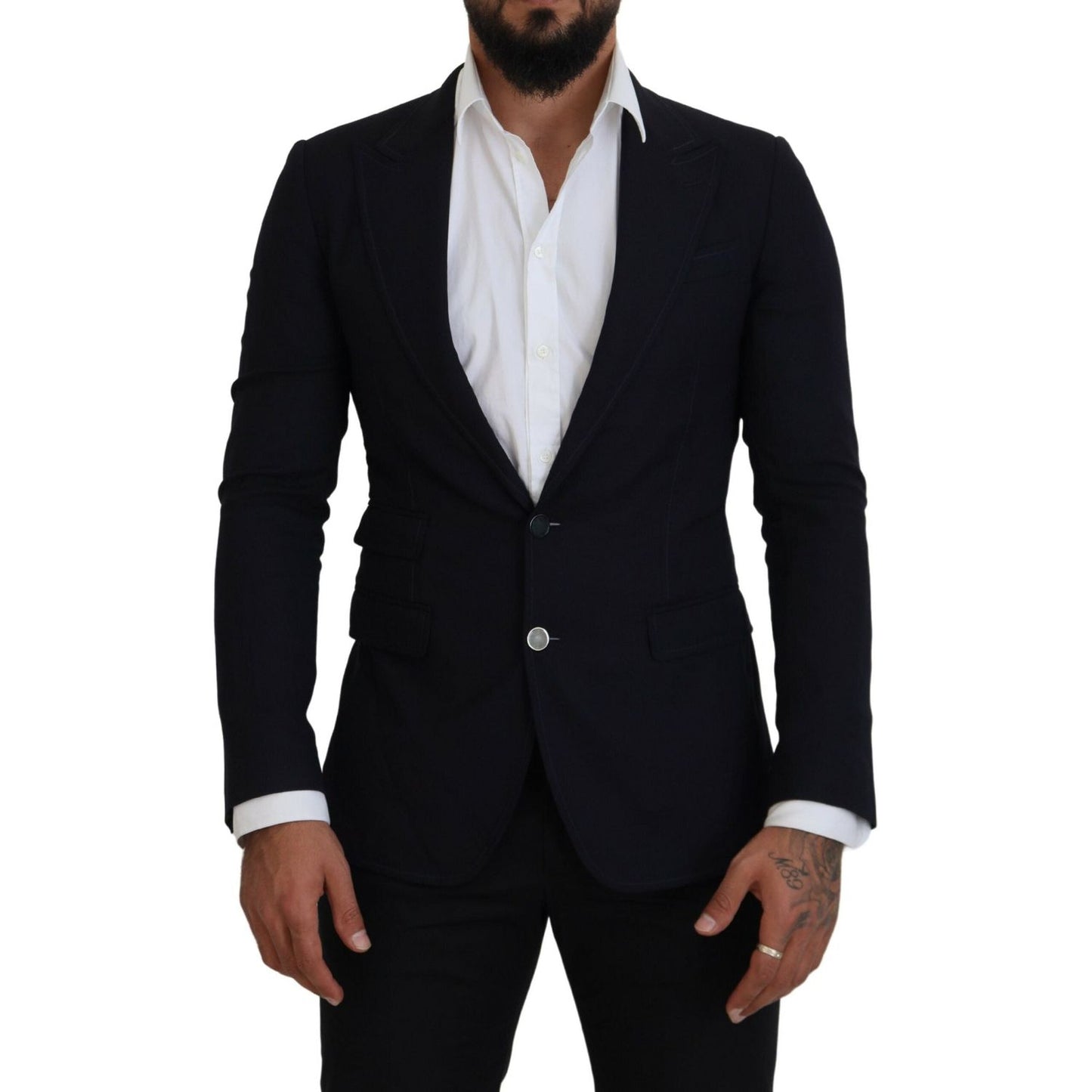 Dolce & Gabbana Elegant Black Single-Breasted Blazer Dolce & Gabbana Black