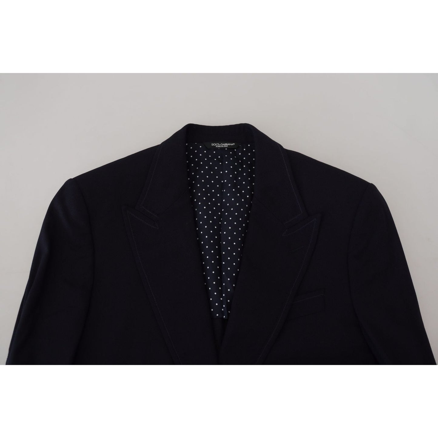 Dolce & Gabbana Elegant Black Single-Breasted Blazer Dolce & Gabbana Gray