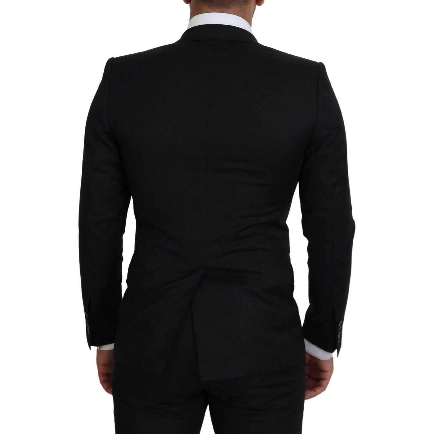 Dolce & Gabbana Elegant Martini Style Black Formal Blazer Dolce & Gabbana Black
