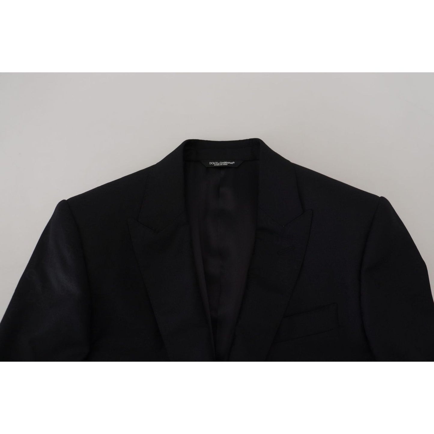 Dolce & Gabbana Elegant Martini Style Black Formal Blazer Dolce & Gabbana Gray