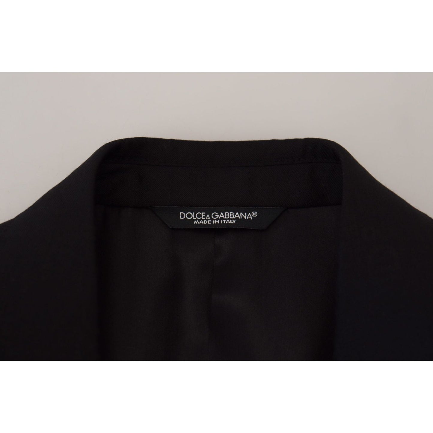 Dolce & Gabbana Elegant Martini Style Black Formal Blazer Dolce & Gabbana Black