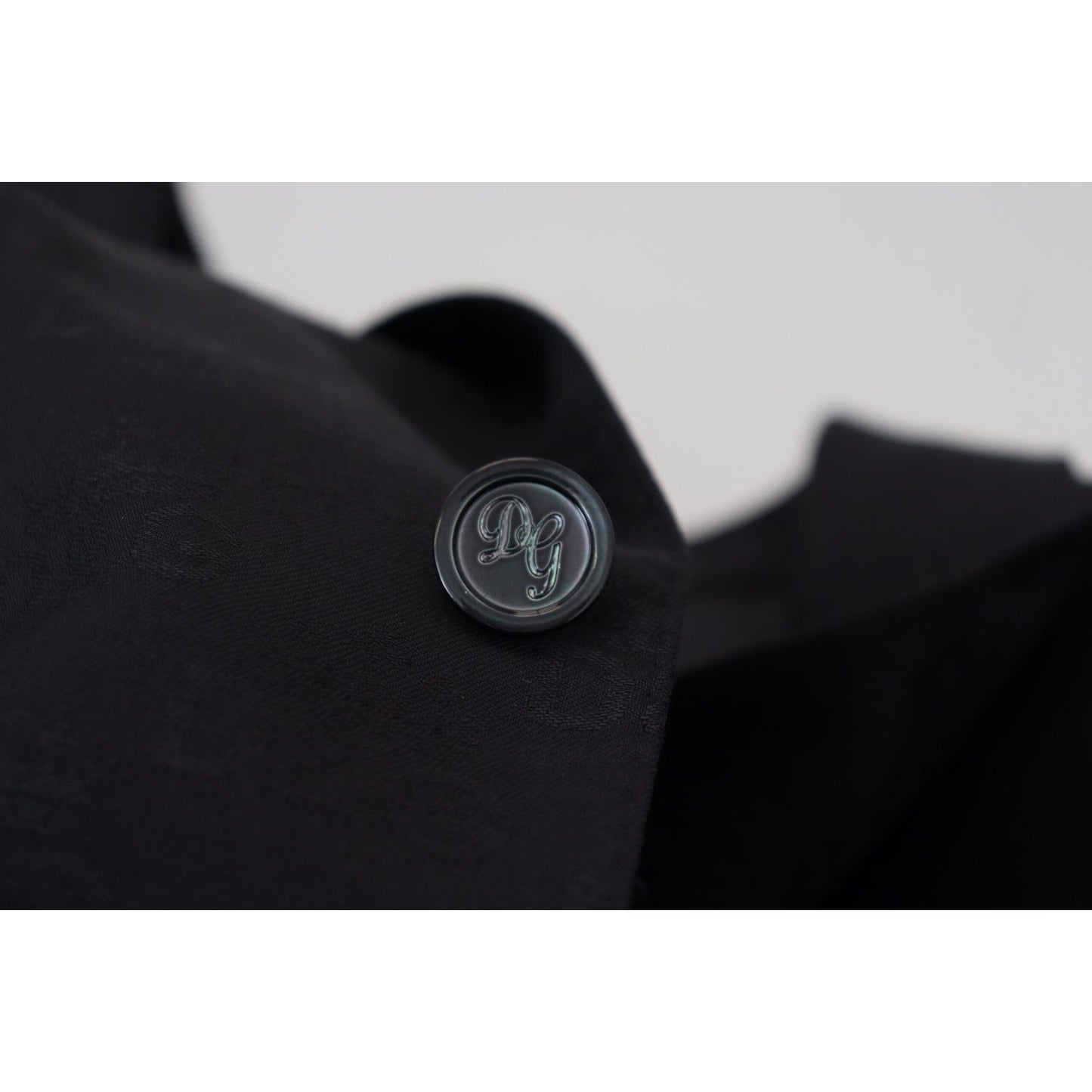 Dolce & Gabbana Elegant Martini Style Black Formal Blazer Dolce & Gabbana Light Gray