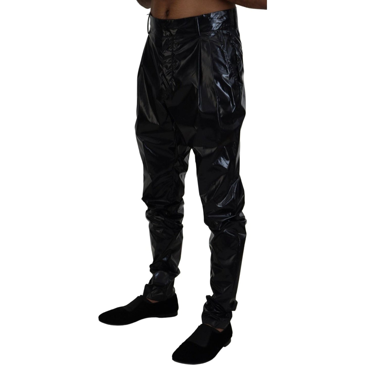 Dolce & Gabbana Sleek Italian Black MainLine Pants Dolce & Gabbana Black