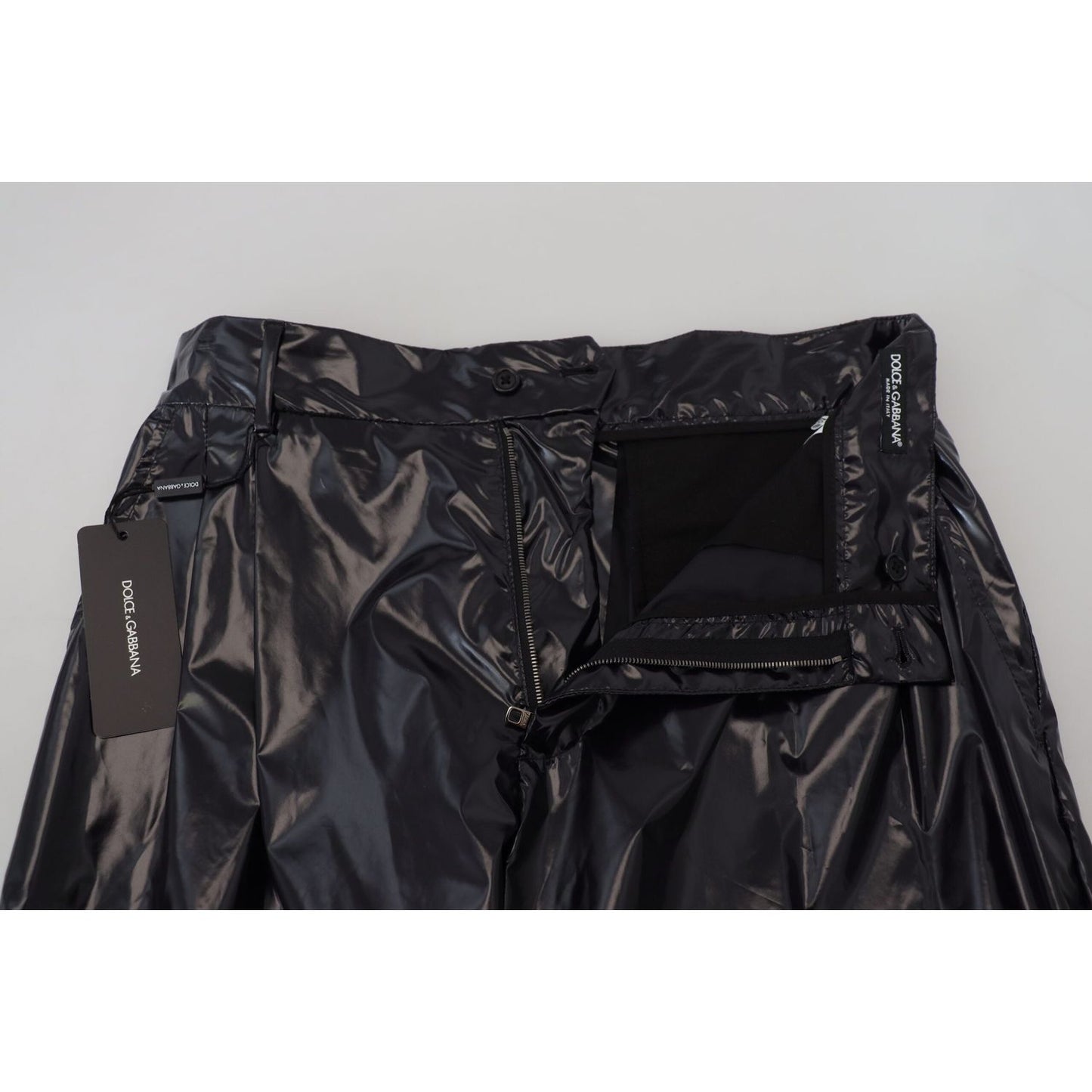 Dolce & Gabbana Sleek Italian Black MainLine Pants Dolce & Gabbana Dark Slate Gray