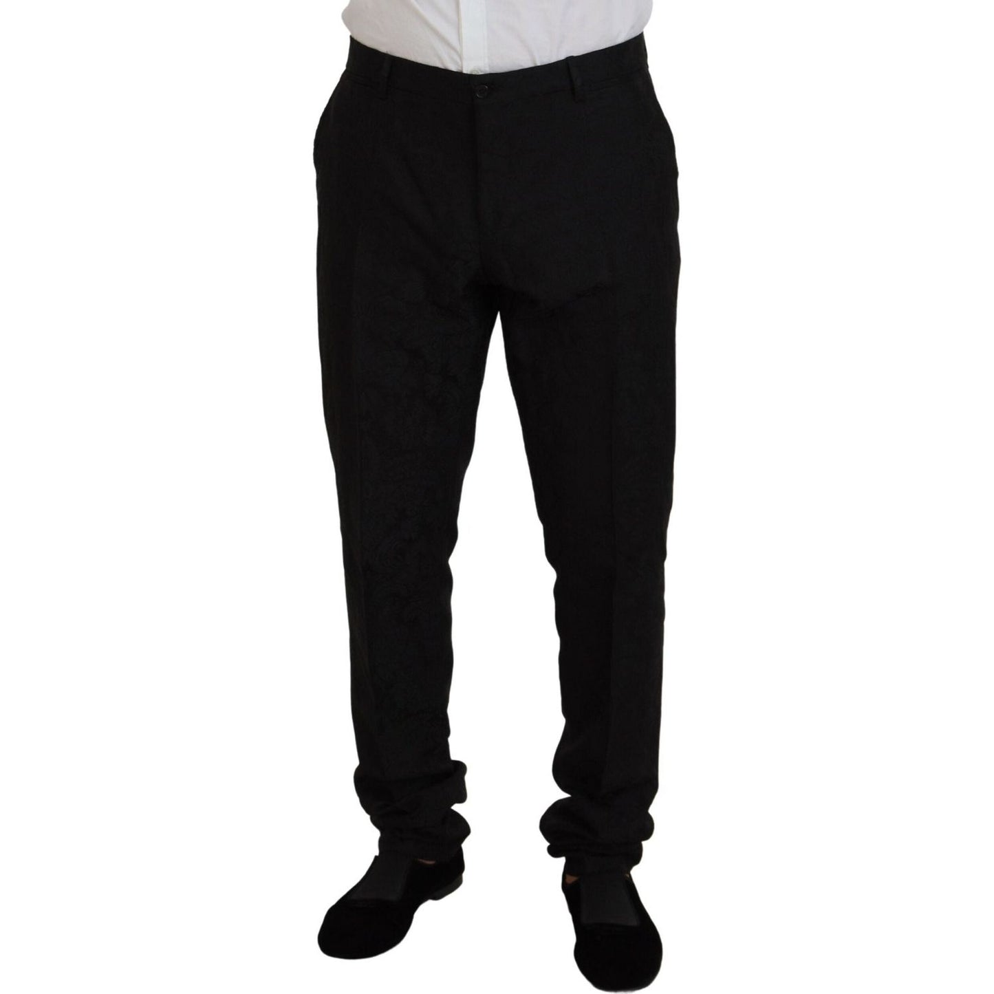 Dolce & Gabbana Black Martini Slim Fit Designer Suit Dolce & Gabbana Black