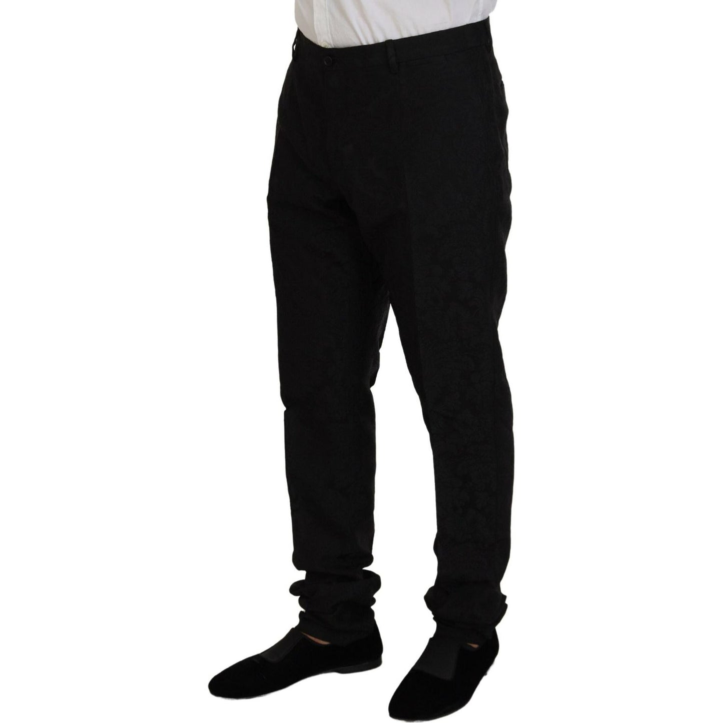 Dolce & Gabbana Black Martini Slim Fit Designer Suit Dolce & Gabbana Black