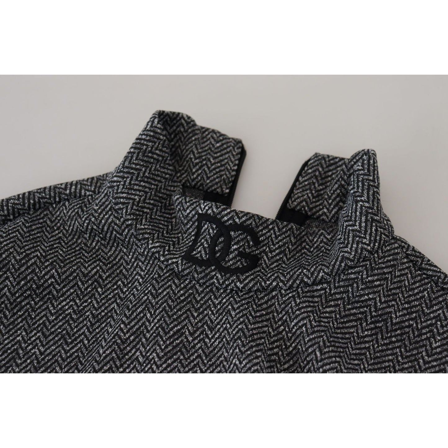 Dolce & Gabbana Elegant Dark Gray Pullover Sweater Dolce & Gabbana Gray