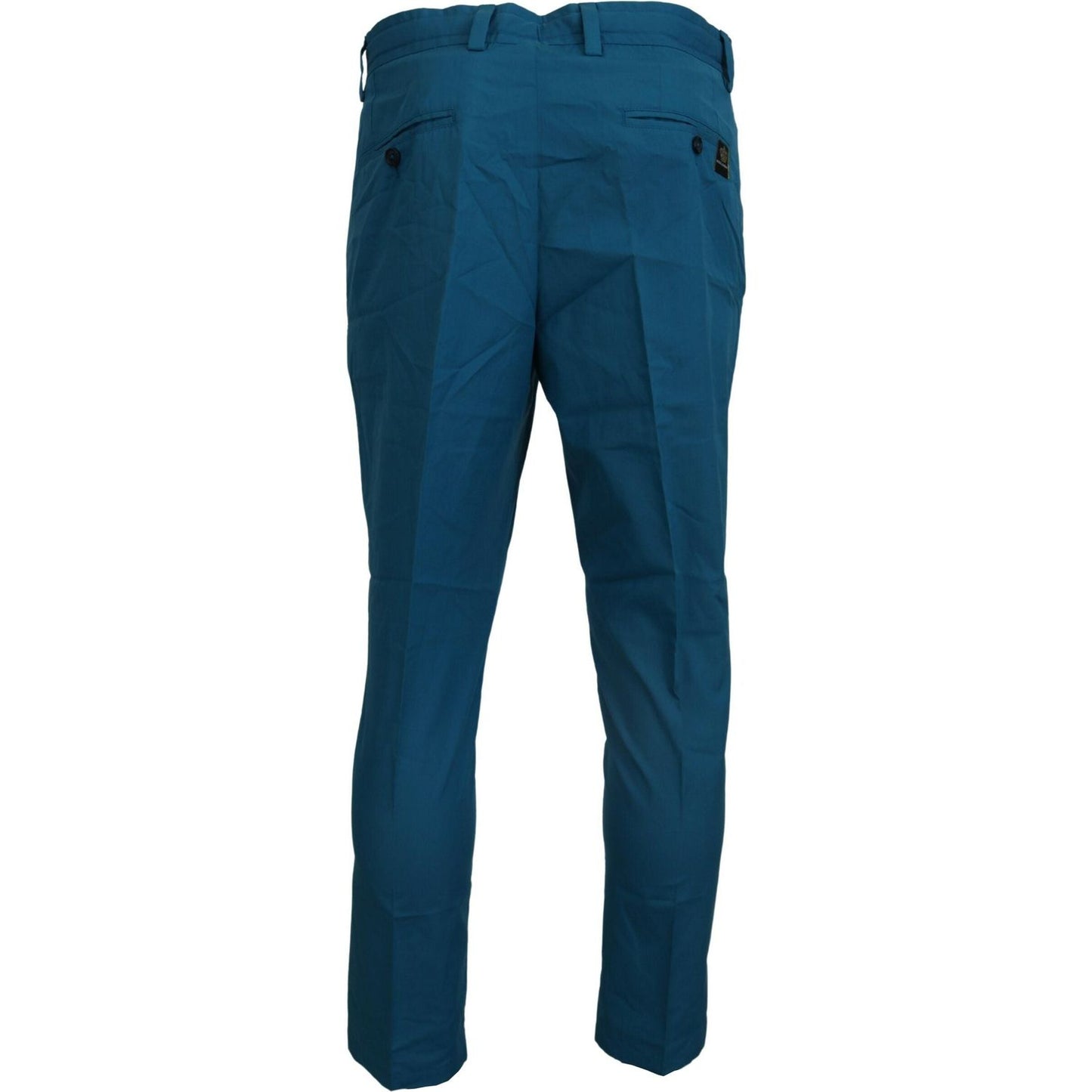 Dolce & Gabbana Casual Blue Chinos Trousers Pants Dolce & Gabbana Dark Slate Gray