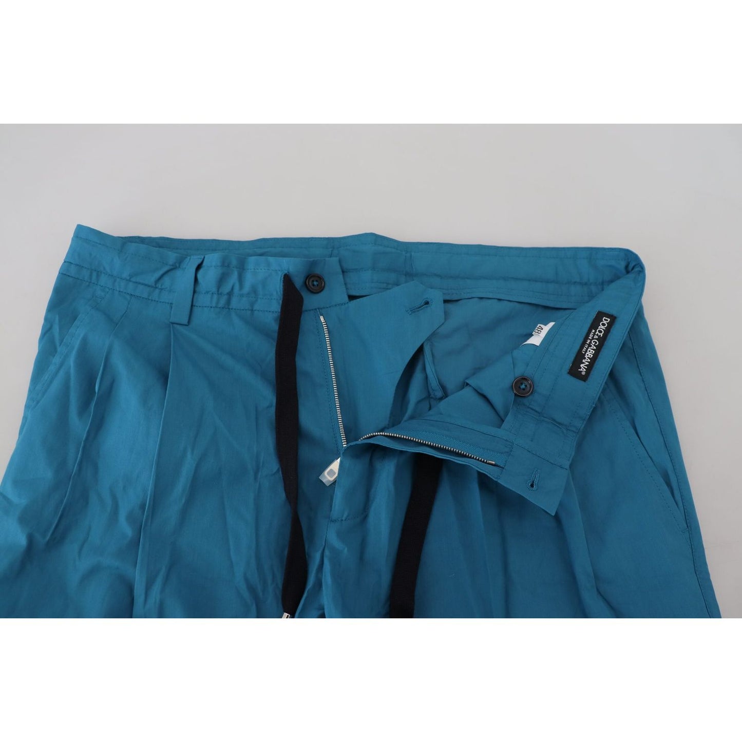 Dolce & Gabbana Casual Blue Chinos Trousers Pants Dolce & Gabbana Gray