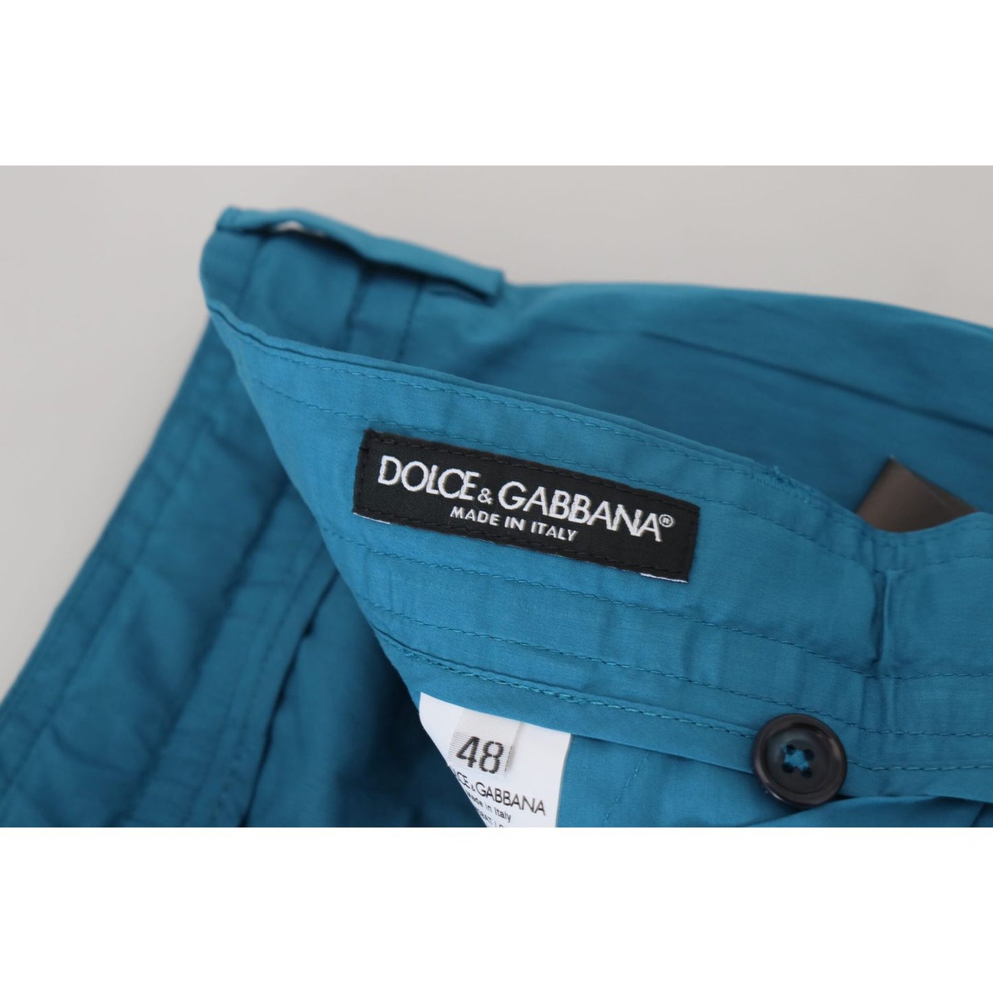 Dolce & Gabbana Casual Blue Chinos Trousers Pants Dolce & Gabbana Dark Slate Gray