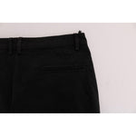 Costume National Black Slim Fit Cotton Stretch Pants SIG60460-5