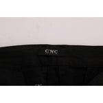 Costume National Black Slim Fit Cotton Stretch Pants SIG60460-5