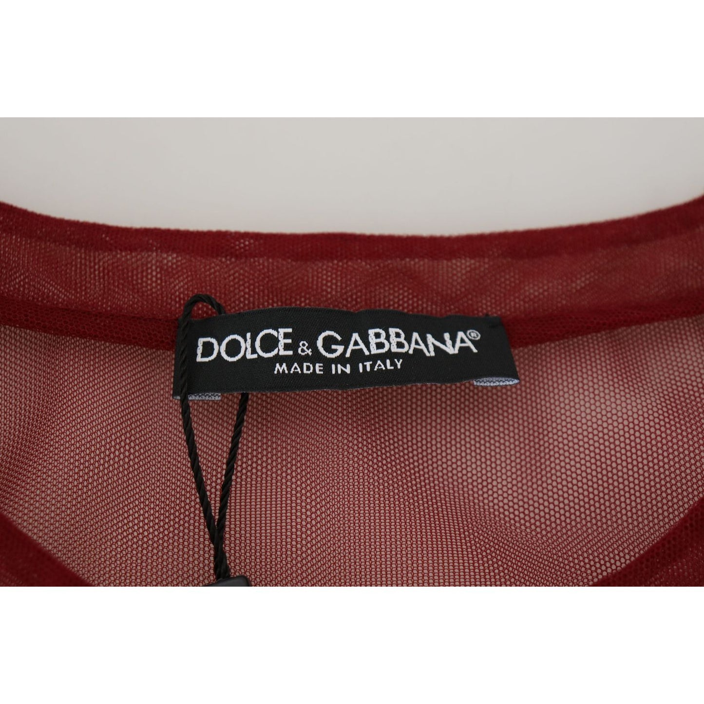 Dolce & Gabbana Maroon Mini Shift Dress - Italian Elegance Dolce & Gabbana Saddle Brown