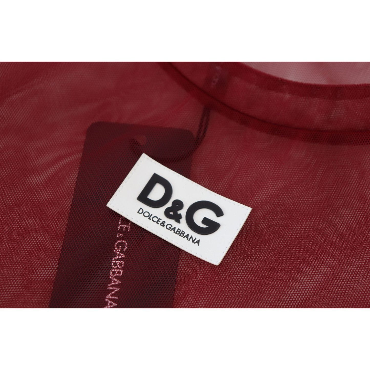 Dolce & Gabbana Maroon Mini Shift Dress - Italian Elegance Dolce & Gabbana Saddle Brown