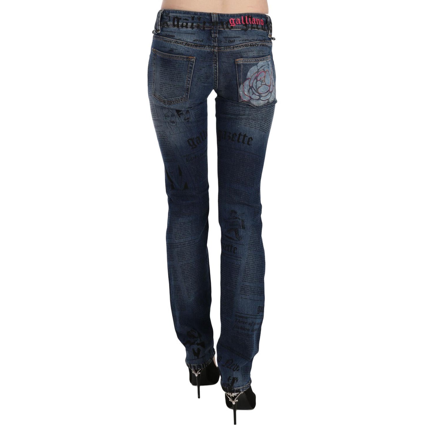 John Galliano Chic Blue Gazette Skinny Denim John Galliano Dark Slate Gray