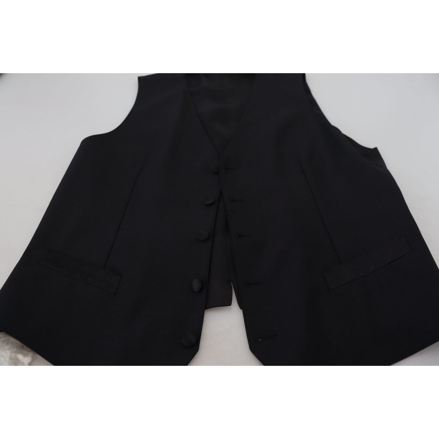 Dolce & Gabbana Elegant Single Breasted Formal Vest Dolce & Gabbana Gray