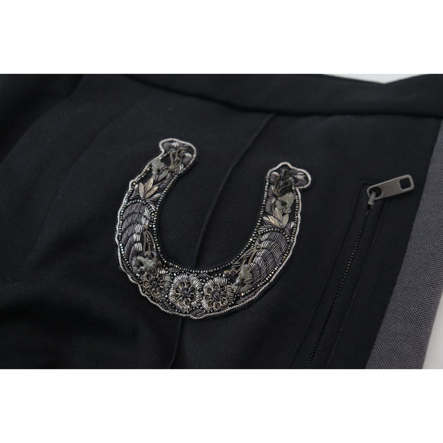 Dolce & Gabbana Elegant Black Jogger Pants in Luxe Wool Blend Dolce & Gabbana Black