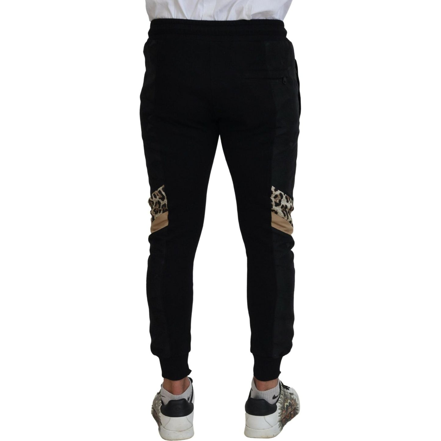 Dolce & Gabbana Elegant Black Jogger Pants for the Modern Man Dolce & Gabbana Black