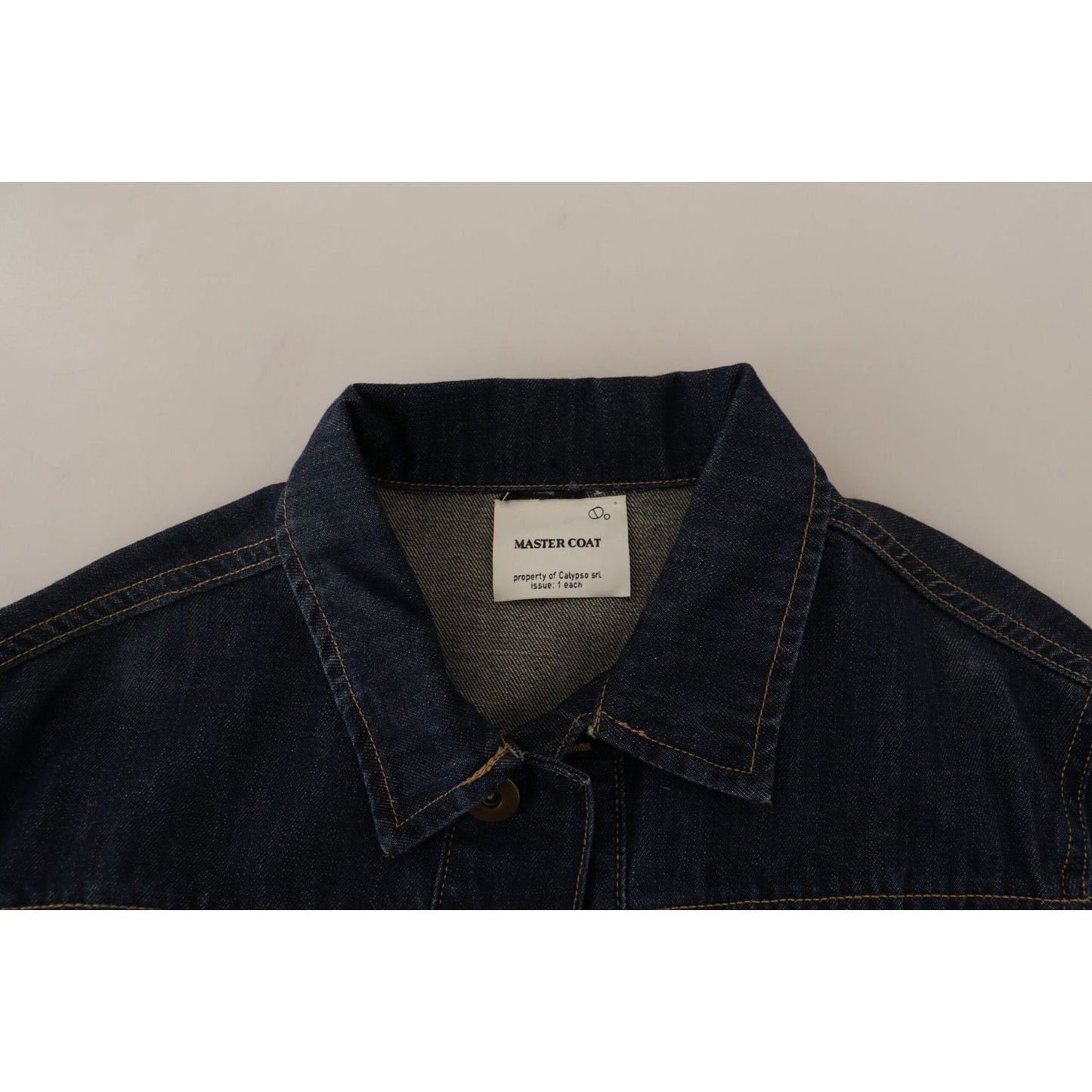 Master Coat Chic Dark Blue Denim Jacket Master Coat Dark Gray