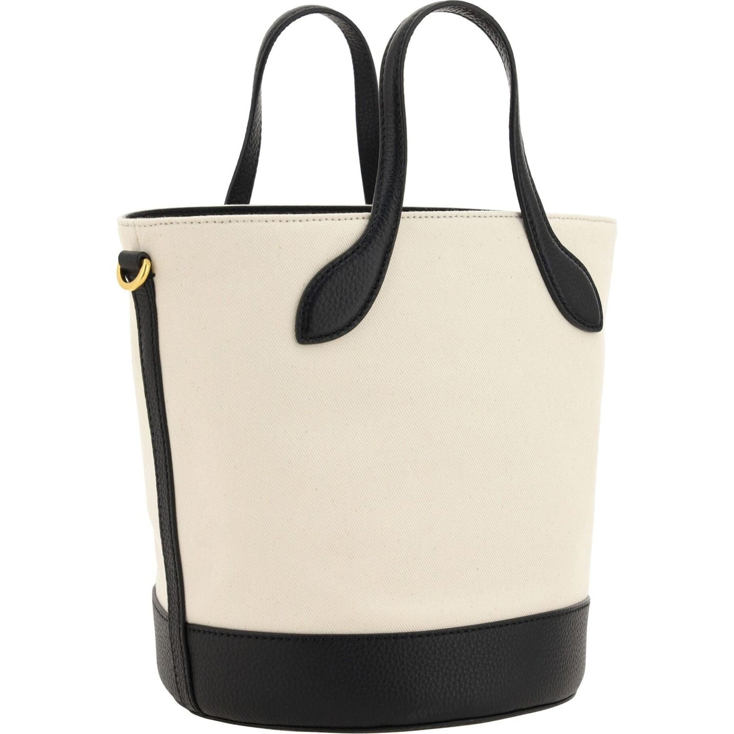 Bally Elegant Monogram Bucket Bag in Black & White Bally Dark Slate Gray