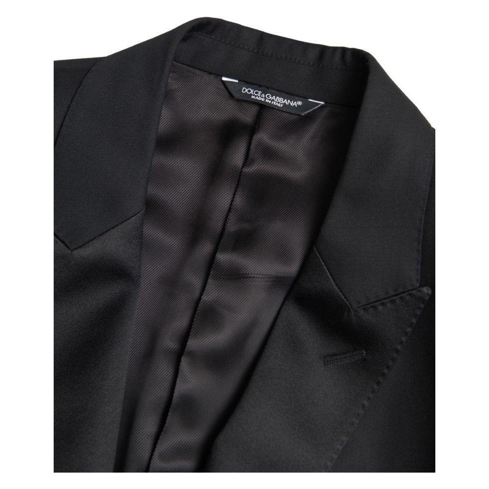 Dolce & Gabbana Exquisite Slim Fit Wool-Blend Blazer Dolce & Gabbana Dark Slate Gray