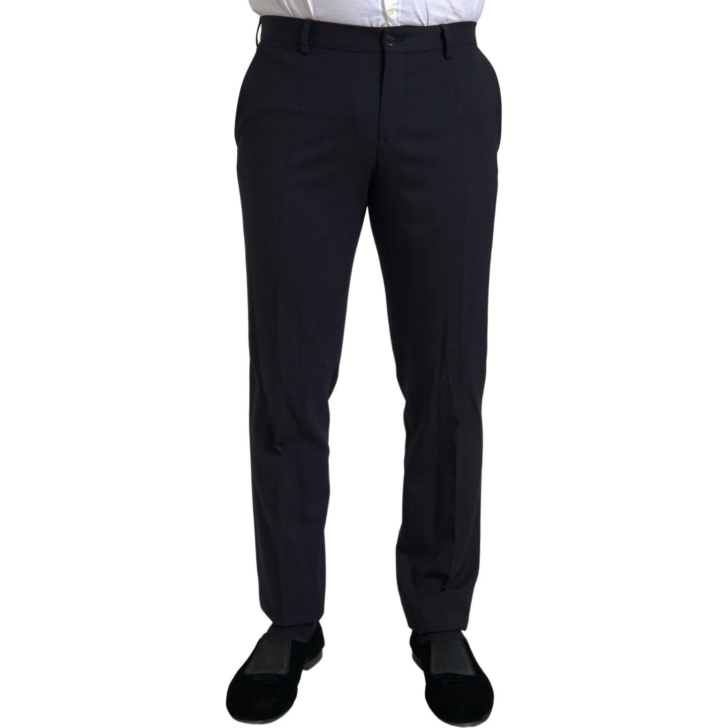 Dolce & Gabbana Sleek Dark Blue Martini Slim Fit Suit Dolce & Gabbana Black
