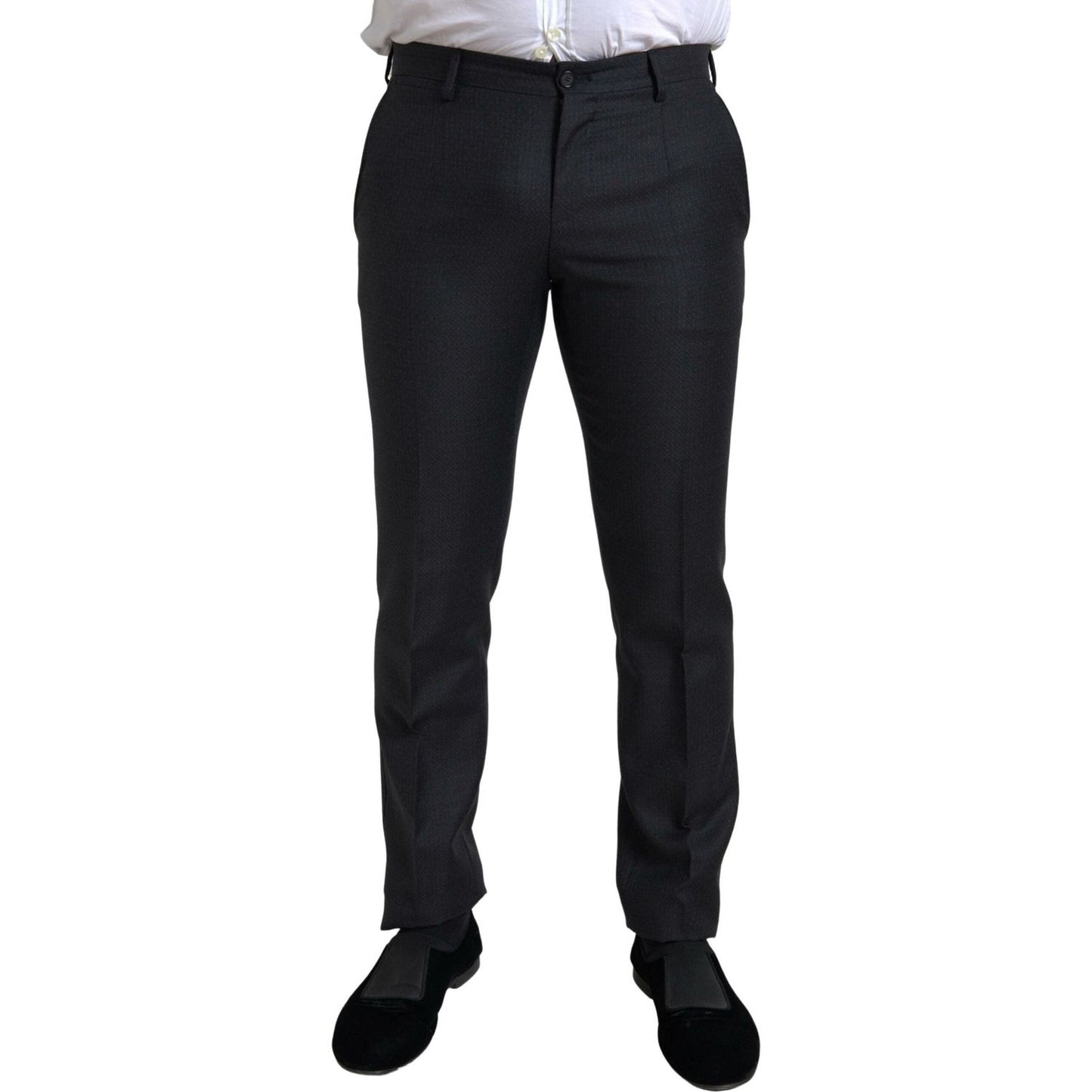 Dolce & Gabbana Elegant Black Martini Slim Fit 3-Piece Suit Dolce & Gabbana Black