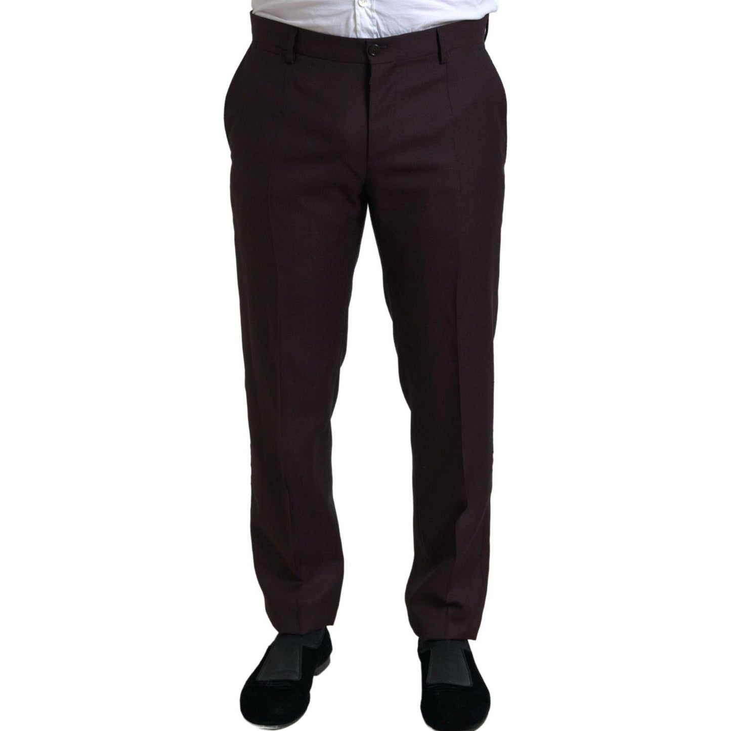 Dolce & Gabbana Maroon Martini Slim Fit 2-Piece Suit Dolce & Gabbana Black