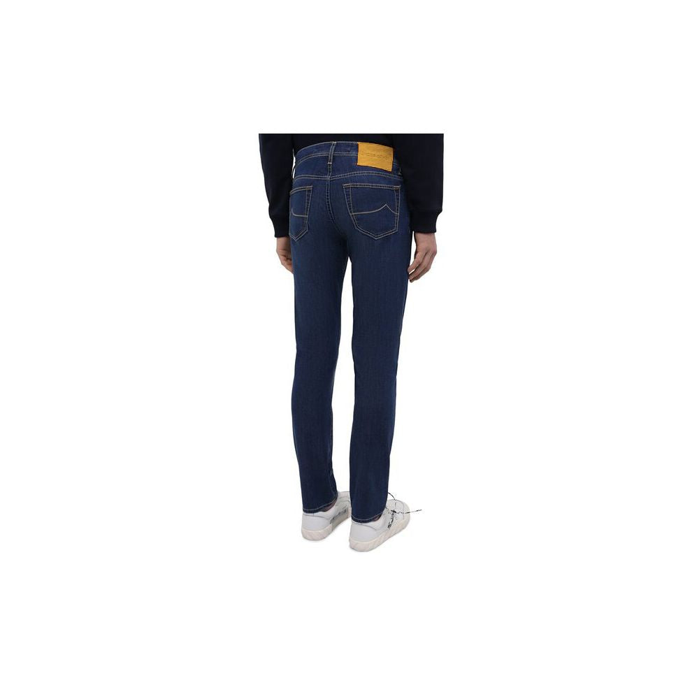 Jacob Cohen Sleek Slim Fit Premium Denim Essentials Jacob Cohen Dark Slate Gray