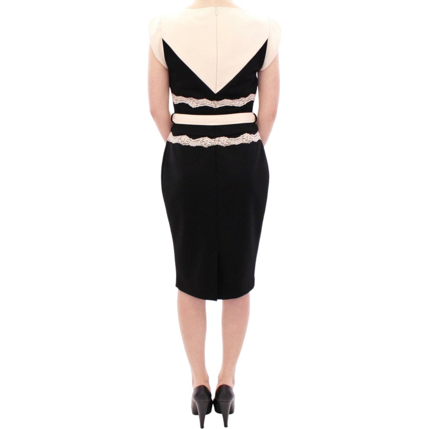 Cavalli Black lace sheath dress GSD10038-1