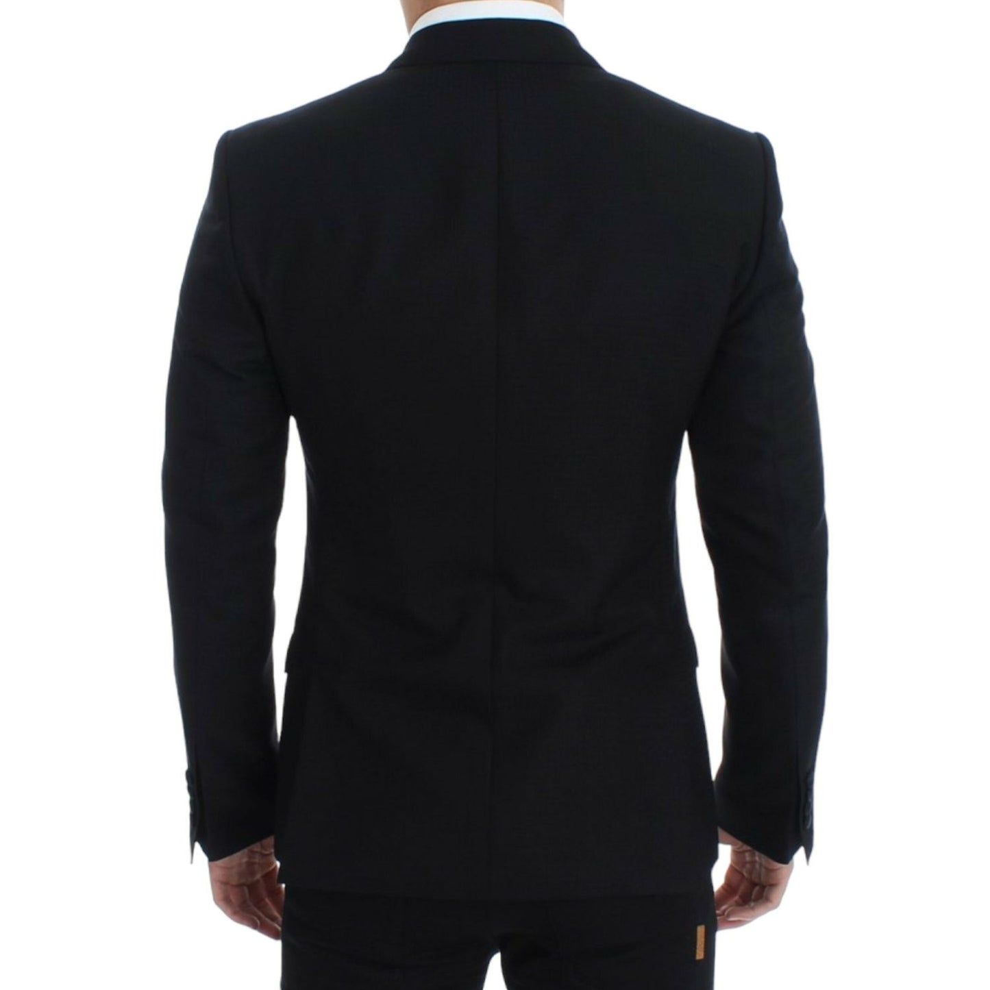 Dolce & Gabbana Elegant Black Silk Blend Sicilia Blazer Dolce & Gabbana Black