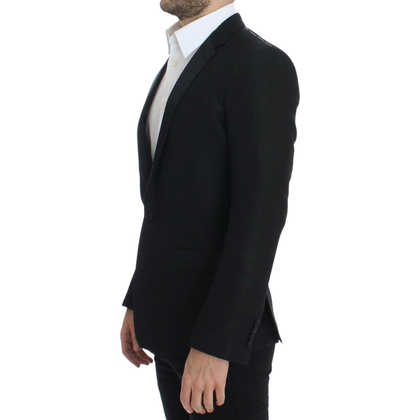 Dolce & Gabbana Elegant Martini Slim Fit Blazer Jacket Dolce & Gabbana Black