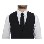 Dolce & Gabbana Gray Stretch Formal Dress Vest Gilet VES10010-1