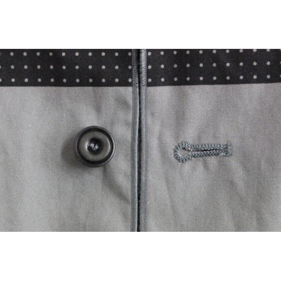 Dolce & Gabbana Elegant Gray Cotton Dress Vest Dolce & Gabbana Light Slate Gray