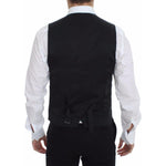 Dolce & Gabbana Gray Wool Stretch Dress Vest Blazer VES10063-2
