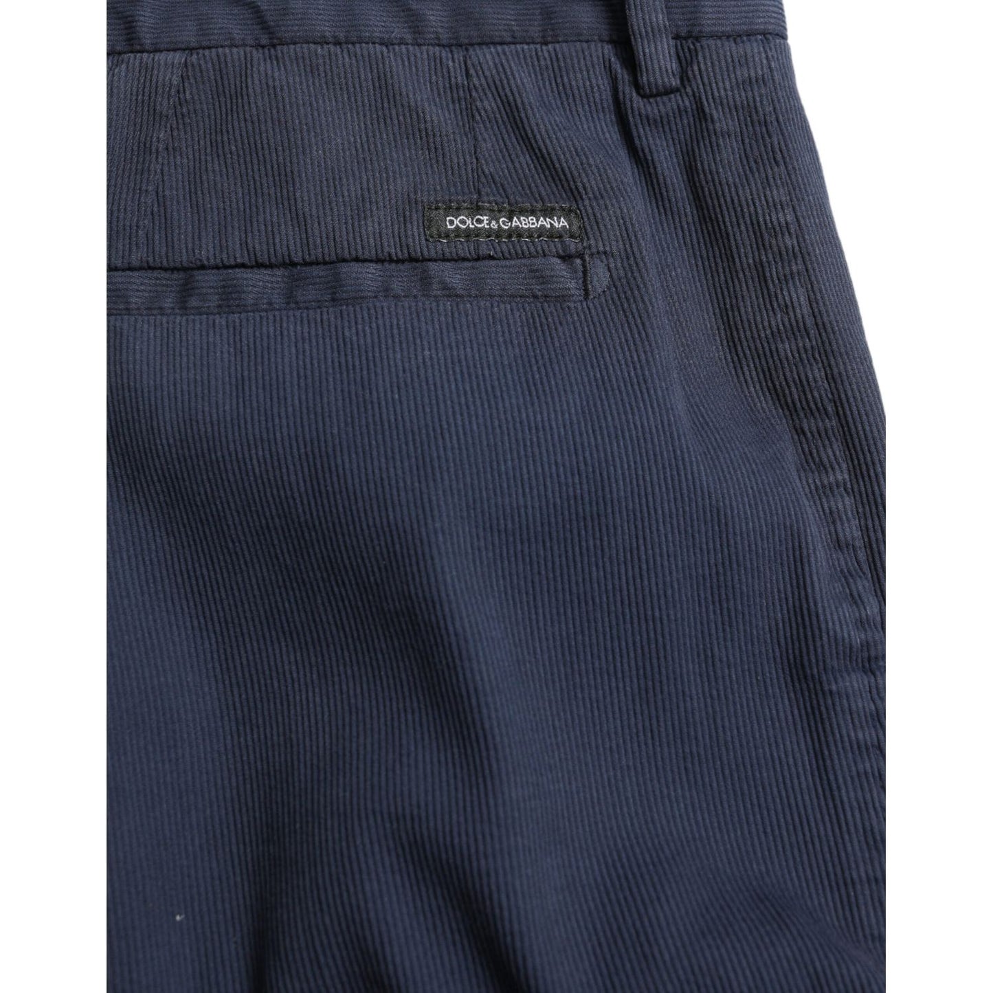 Dolce & Gabbana Elegant Dark Blue Skinny Dress Pants Dolce & Gabbana Dark Slate Gray