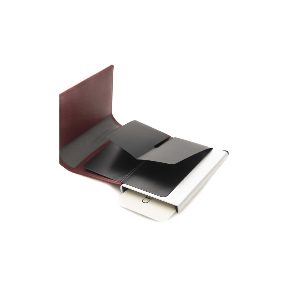 Cerruti 1881 Red Calfskin Men Wallet Cerruti 1881 Dark Slate Gray