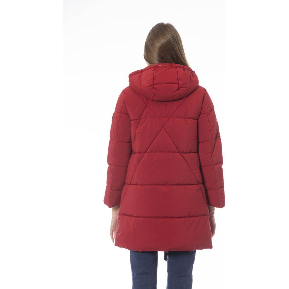 Baldinini Trend Red Polyester Women Jacket Baldinini Trend Brown