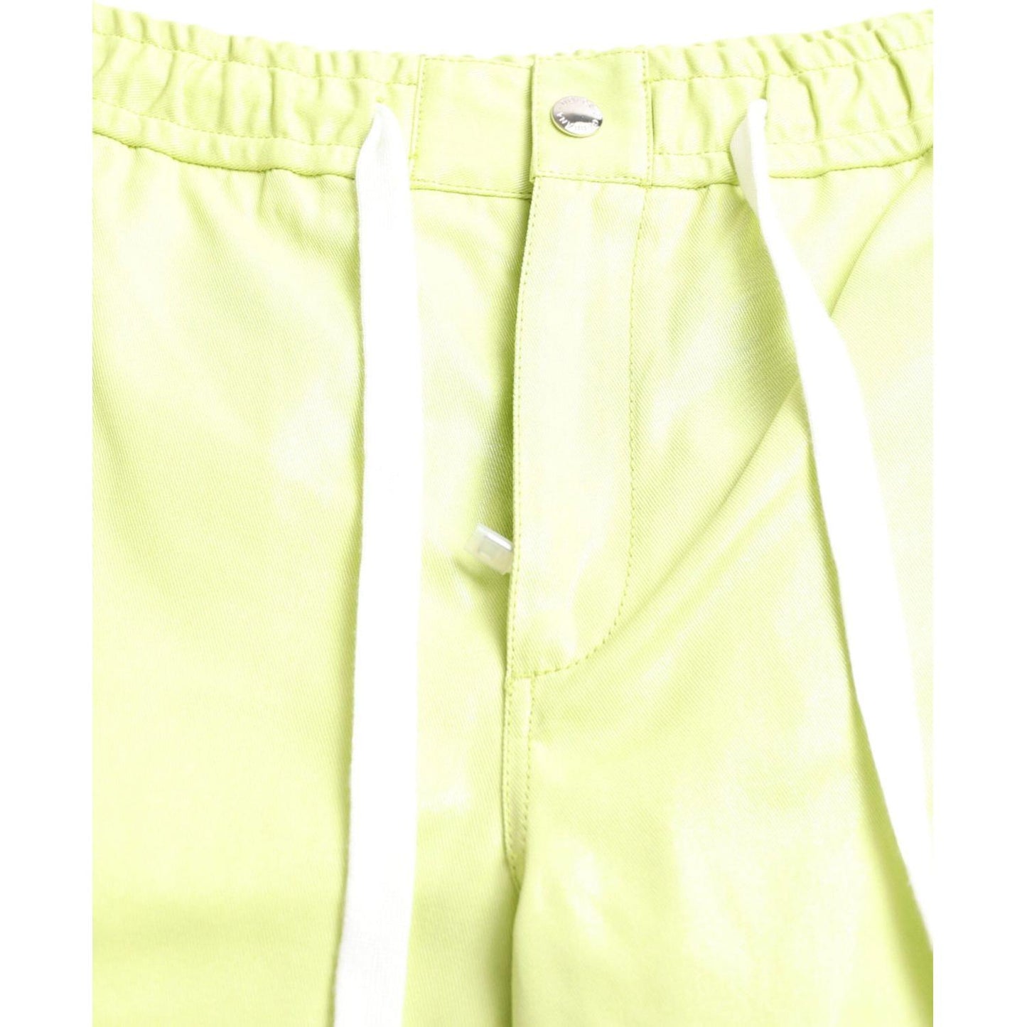 Dolce & Gabbana Chic Light Green Cotton Bermuda Shorts Dolce & Gabbana Light Goldenrod Yellow
