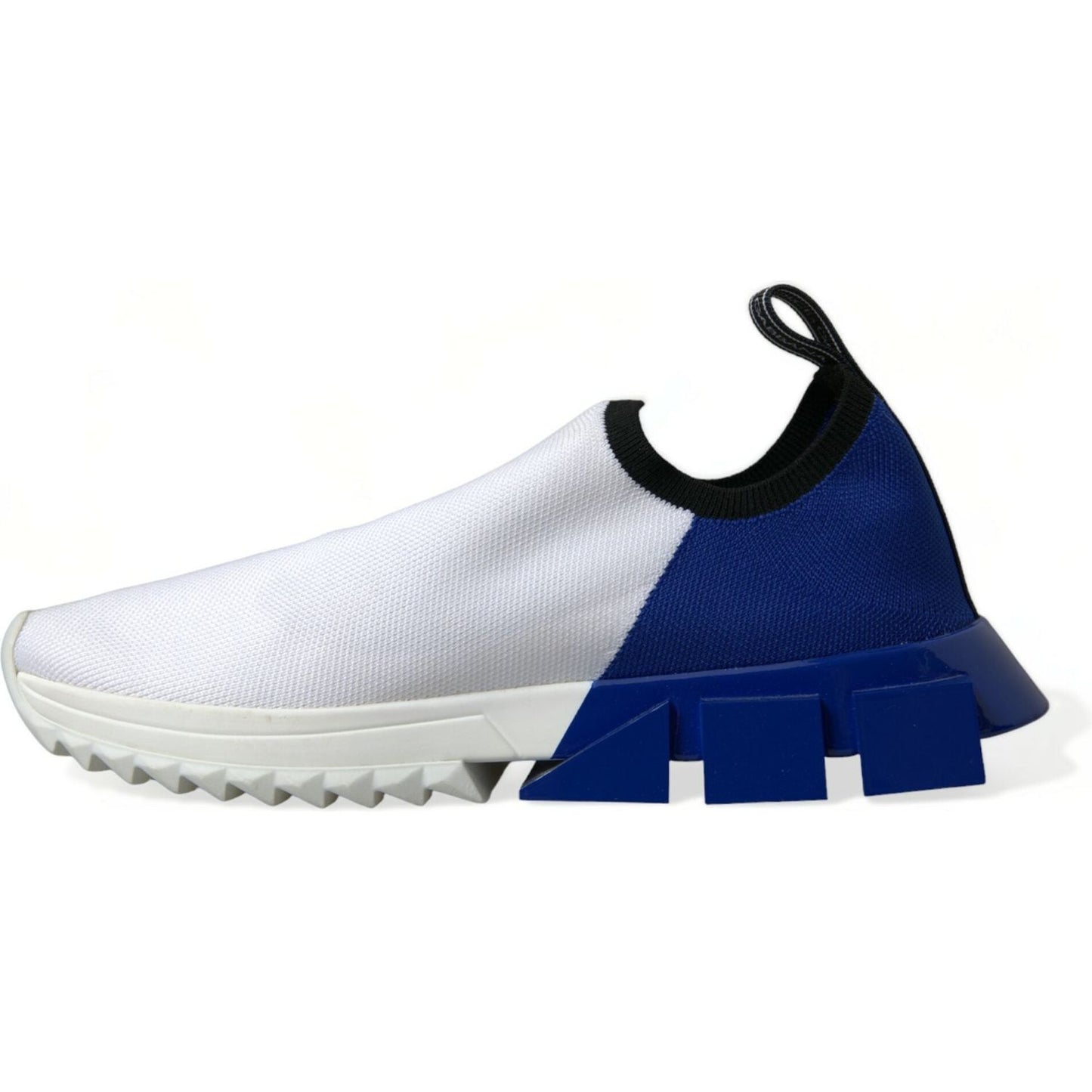 Dolce & Gabbana Chic Low Top Sorrento Sneakers in Blue and White Dolce & Gabbana Light Gray