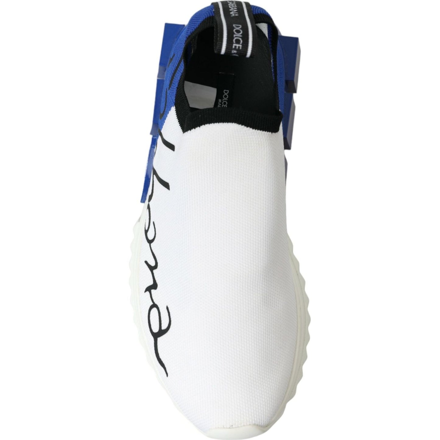 Dolce & Gabbana Chic Low Top Sorrento Sneakers in Blue and White Dolce & Gabbana Dark Slate Gray