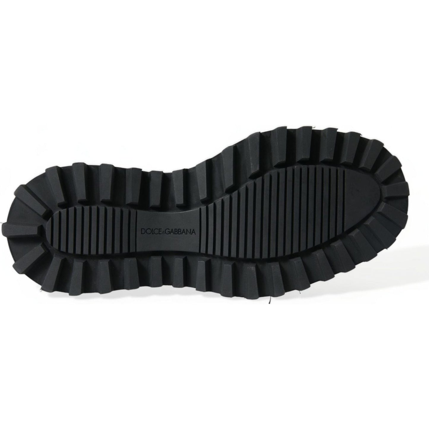 Dolce & Gabbana Elegant Black Chelsea Slip-On Boots Dolce & Gabbana Dark Slate Gray