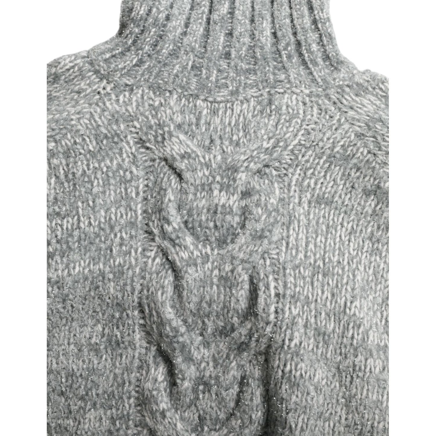 Dolce & Gabbana Gray Cashmere Turtle Neck Pullover Sweater TSH84347-40