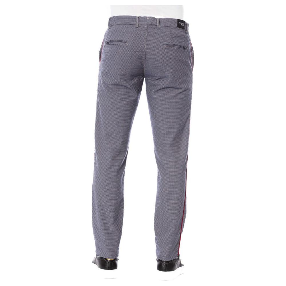 Trussardi Jeans Blue Cotton Men's Jean Trussardi Jeans Dim Gray